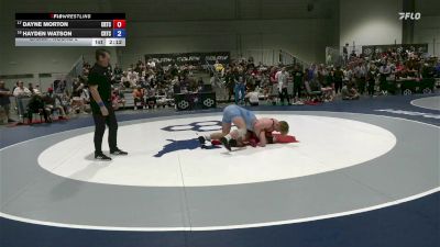 70 lbs Champ. Round 2 - Dayne Morton, Cyclone Regional Training Center vs Hayden Watson, Charleston Regional Training Center