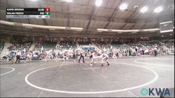 67 lbs Consi Of 8 #2 - Kapri Bruens, Carl Albert vs Nolan Pierce, Verdigris Youth Wrestling