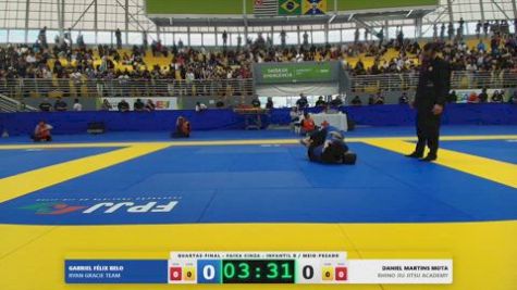 DANIEL MARTINS MOTA vs GABRIEL FÉLIX BELO 2026 FPJJ Circuito Paulista GI Etapa 3