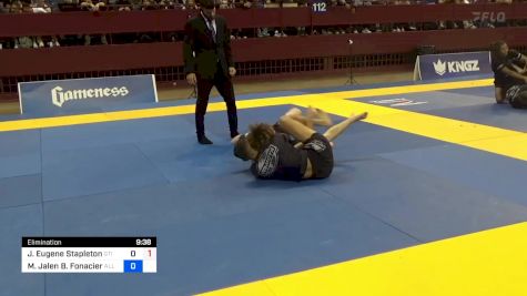 John Eugene Stapleton vs Michael Jalen B. Fonacier 2024 Pan IBJJF Jiu-Jitsu No-Gi Championship