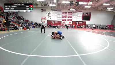 184 lbs Consi Of 16 #2 - Skyler Lasure, Unrostered vs Javon Lewis, Kent State - Unatt