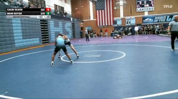 126 lbs Quarterfinal - Bear Boyer, Sky View vs Calin Olson, Riverton