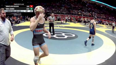 D3-138 lbs Cons. Round 2 - Braylon Books, Garaway vs Ben James, Sand. Smcc