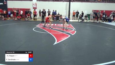 61 kg Round Of 32 - Aaron Nagao, Nittany Lion Wrestling Club vs Foster Cardinale, Spartan Combat RTC/ TMWC