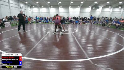 235 lbs Brenda Banks, Pennsylvania Blue vs Molly Marty, Kansas