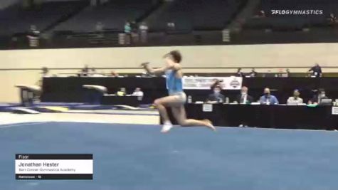Jonathan Hester - Floor, Bart Conner Gymnastics Academy - 2021 USA Gymnastics Development Program National Championships