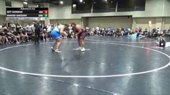 285 lbs Round 1 (6 Team) - Jett Johnson, Guerilla WC vs Hunter Gregory, Gulf Coast WC