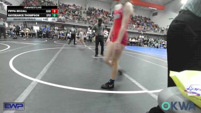 115 lbs Quarterfinal - Melania Duke, Sallisaw Takedown Club vs Cassie Hansen, Henryetta Knights Wrestling Club