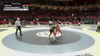 235 lbs Cons. Sub-quarters - Maci Lee, Marysville vs Khloee Washington, Elyria