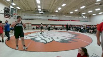 285 lbs Round 4 (6 Team) - Danny Warington, Rawlins vs Taevyn Gruell, Lovell High School