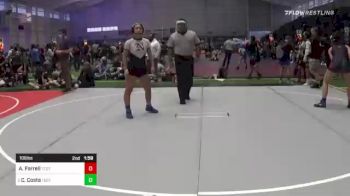 136 lbs Semifinal - Erica Schroeder, Ranger vs Abonee Mateo, Cali Select