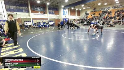 138 lbs Cons. Round 4 - Roman Gutierrez, Bullard vs Brian Garcia, Trabuco Hills