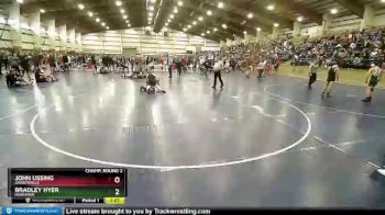 144 lbs Champ. Round 2 - John Ussing, Grantsville vs Bradley Hyer, Herriman