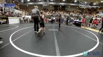 70 lbs Semifinal - Tracen Rhoden, Unaffiliated vs Tyson Walters, Madill Takedown