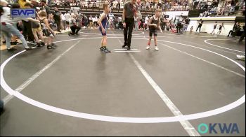 64 lbs Semifinal - Reed Musgrove, Harrah Little League Wrestling vs Bentley Hans, Lions Wrestling Academy