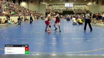 150 lbs Round Of 16 - Colton Davis, Social Circle USA Takedown vs Gabriel Forbes, Georgia