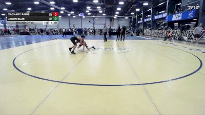 95 lbs Round Of 16 - Zachary Paris, NH vs Jason Ellis, NY