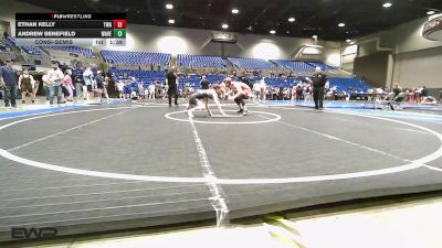 132 lbs Consolation - Ethan Kelly, Terminator Wrestling Academy vs Andrew Benefield, Wave Wrestling Club (TN)