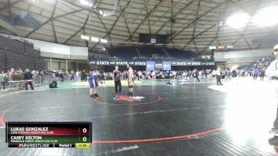 225 lbs Cons. Semi - Casey Kelton, Ferndale Force Wrestling Club vs Lukas Gonzalez, Lake Stevens Wrestling Club