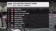 Mixed Master - Workout 2 | 50-54 Heat 1