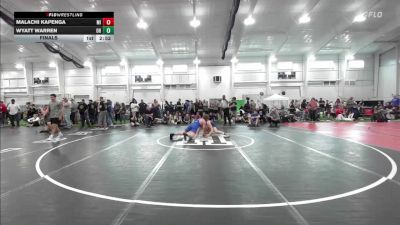 E-146 lbs Final - Malachi Kapenga, MI vs Wyatt Warren, OH