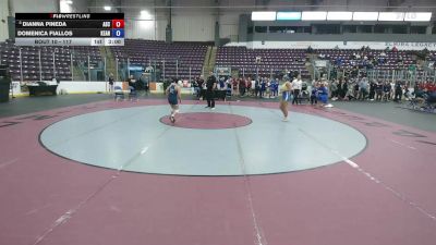 117 lbs Champ. Round 1 - Dianna Pineda, Alfred State vs Domenica Fiallos, Kean