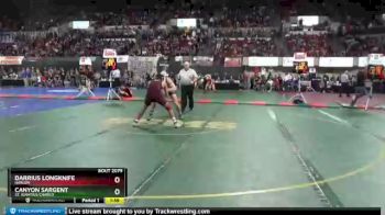 Champ. Round 1 - Canyon Sargent, St. Ignatius/Charlo vs Darrius LongKnife, Harlem