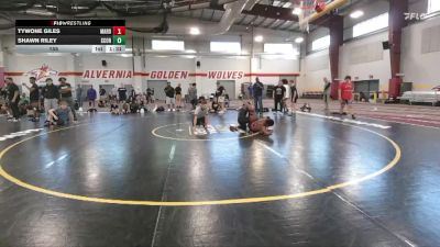 155 lbs Round 4 (12 Team) - Tywone Giles, Mat Assassins Red vs Shawn Riley, Scorpions