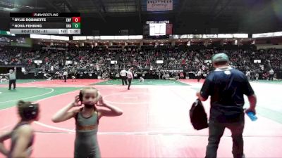 61 lbs Quarterfinal - Rylie Robinette, EMPA vs Nova Fehring, Unattached