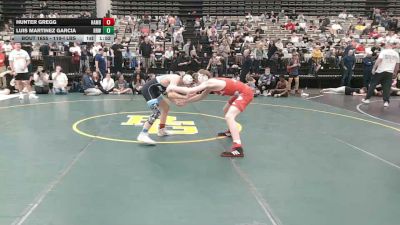 119-I lbs Round Of 32 - Hunter Gregg, Hamburg vs Luis Martinez Garcia, Rhode Rage Wrestling