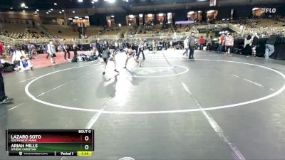 106 lbs Semifinal - Ariah Mills, Athens Christian vs Lazaro Soto, Southwest Miami