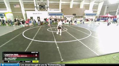 105 lbs Cons. Round 2 - Eli McCurdy, Uintah Wrestling vs Cashton Fred, Warriors Of Christ WOC- Wrestling