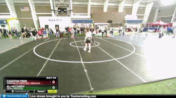 105 lbs Cons. Round 2 - Eli McCurdy, Uintah Wrestling vs Cashton Fred, Warriors Of Christ WOC- Wrestling