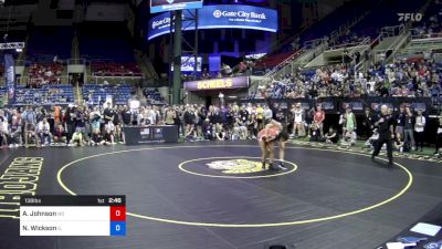 138 lbs Semis - Allyssa Johnson, North Dakota vs Netavia Wickson, Illinois