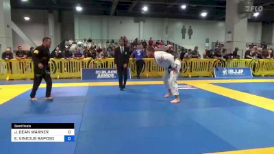 JOSEPH DEAN WARNER vs ERICK VINICIUS RAPOSO 2023 American National IBJJF Jiu-Jitsu Championship