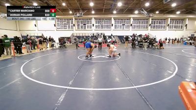 285 lbs Consi Of 8 #2 - Carter Marciano, Cheshire vs Dorian Pollard, Bloomfield/Weaver