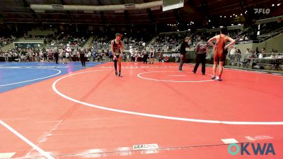 112 lbs Quarterfinal - Skylar Lee, Sallisaw Takedown Club vs Gavin Harkrider, Midwest City Bombers Youth Wrestling Club