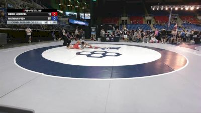 132 lbs Cons. Sub-rd Of 32 - Reed Loeffel, TN vs Nathan Fish, WY