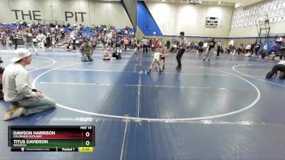 44 lbs Cons. Semi - Dawson Harrison, Colorado Outlaws vs Titus Davidson, Wasatch