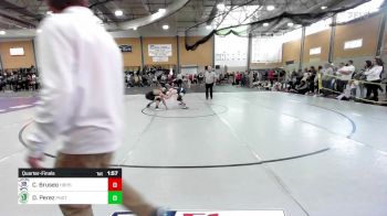 132 lbs Quarterfinal - Caden Bruseo, Hollis Brookline vs David Perez, Ponaganset