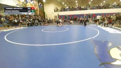 165 lbs 3rd Place Match - Gabriel Archuleta, Pocatello vs Tucker Bridwell, Lake City