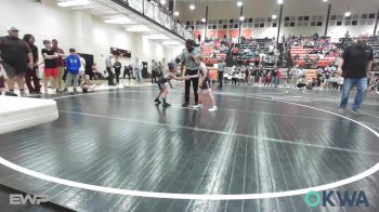 55 lbs Rr Rnd 3 - River Adcock, Eufaula Ironheads Wrestling Club vs Lilly Chapa, Sallisaw Takedown Club 2