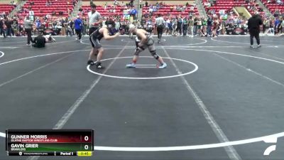 150 lbs Round 3 - Gunner Morris, Olathe Raptor Wrestling Club vs Gavin Grier, Brawlers