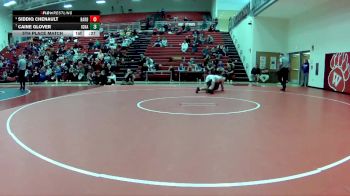 175 lbs 5th Place Match - Siddiq Chenault, Barberton vs Caine Glover, Cle. St. Ignatus