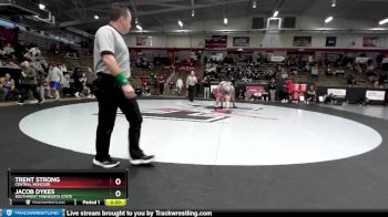 285 lbs Cons. Round 6 - Jacob Dykes, Southwest Minnesota State vs Trent Strong, Central Missouri