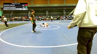 138 lbs Consi Of 16 #1 - Michael Baxter, Arlington vs Charles Horman, Corner Canyon