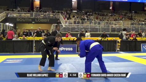 Fernando David Amado Caceda Ramí vs Blake William Caprez 2025 Pan Jiu Jitsu IBJJF Championship