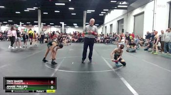 76 lbs Round 2 (8 Team) - Troy Baker, Steller Trained Nihl vs Amare Phillips, Team Germantown