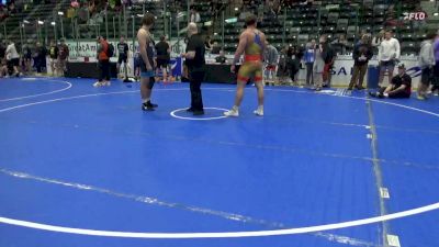 285 lbs Semis - Brady Hagan, Ubasa Trained vs Jackson Woods, DC Elite