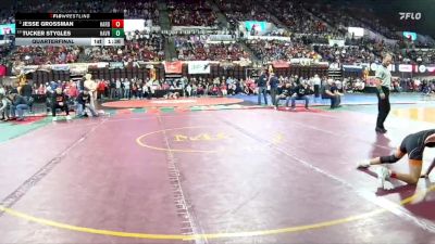 A - 103 lbs Quarterfinal - Tucker Stygles, Havre vs Jesse Grossman, Hardin